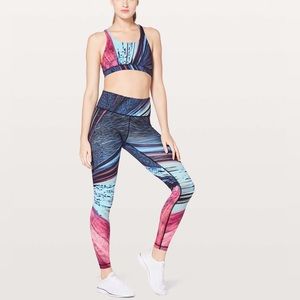 Lululemon Wunder Nulux Electrobeam Speed tight multicolor leggings size 12
